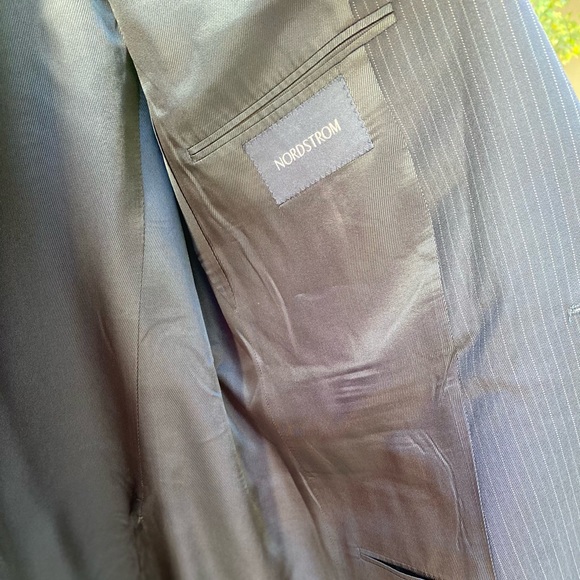 NW Burberrys Nordstrom Pinstripe Sport Coat Sz 42L - Picture 6 of 11